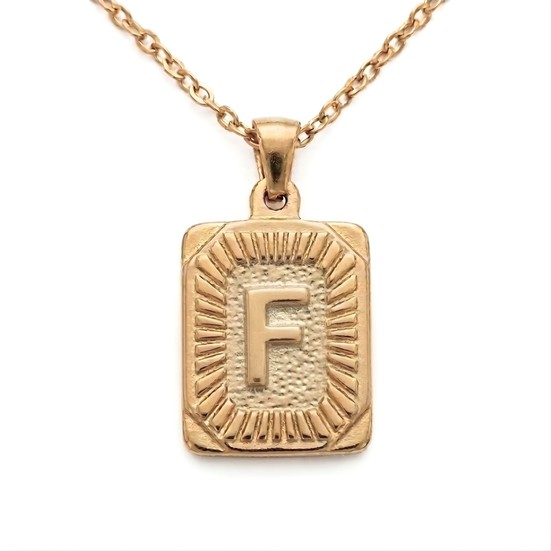 Alphabet Pendant Necklace A to Z