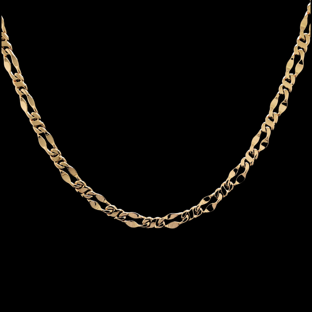 18K Rose Gold Filled Large Lip Links Chain