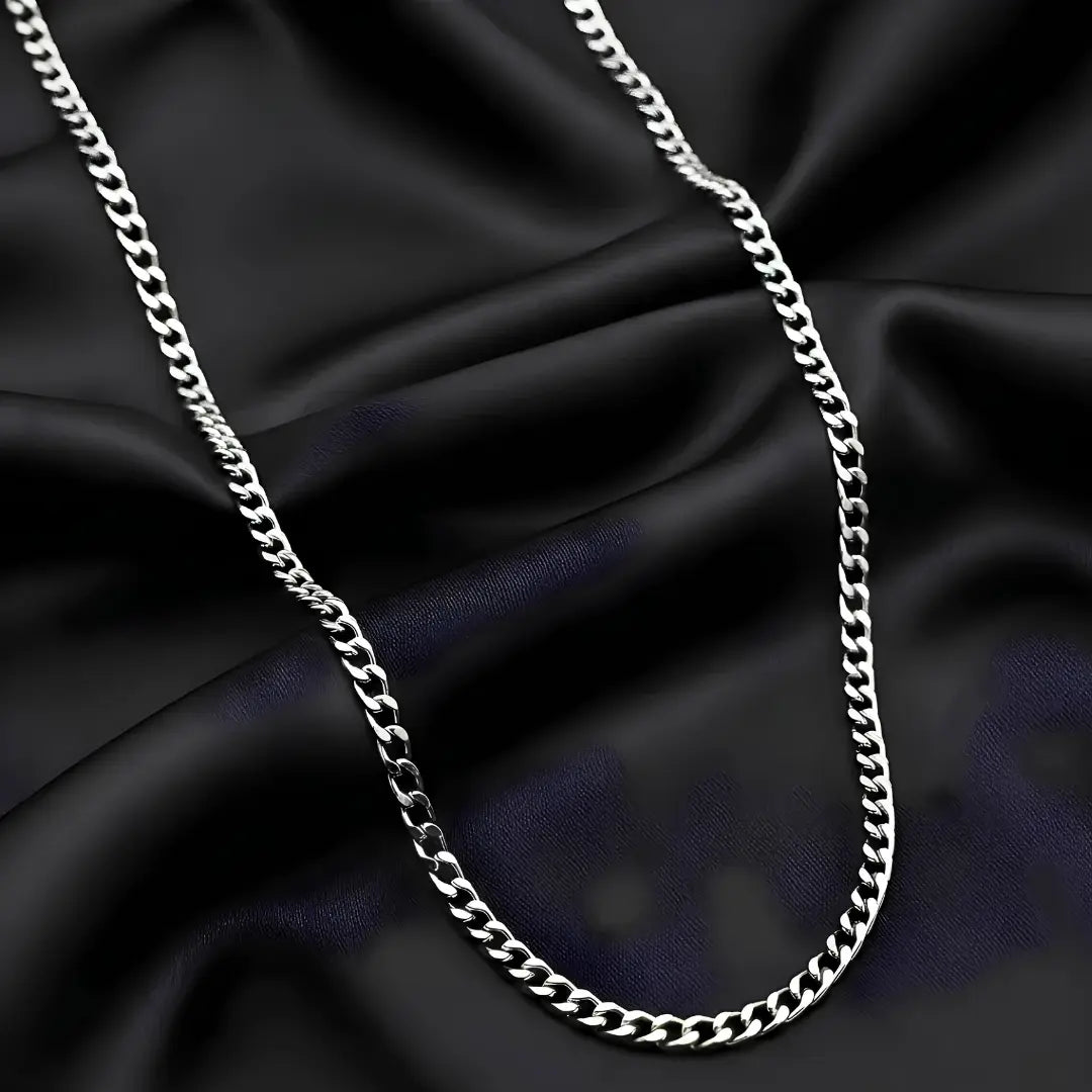 Stainless Steel Tarnish-Proof Cuban Link Chain 60cm x 4mm