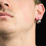 Load image into Gallery viewer, Men&#39;s Stainless Steel Hoop Earrings - Tarnish Proof
