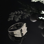 Load image into Gallery viewer, Silver Diamond Ring
