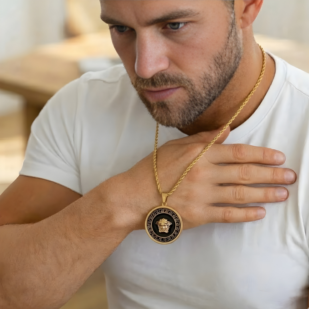 18K Gold Filled Iconic Pendant Necklace