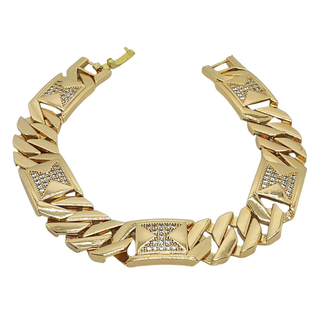 18K  Gold Filled Cubic Zirconia Bracelet