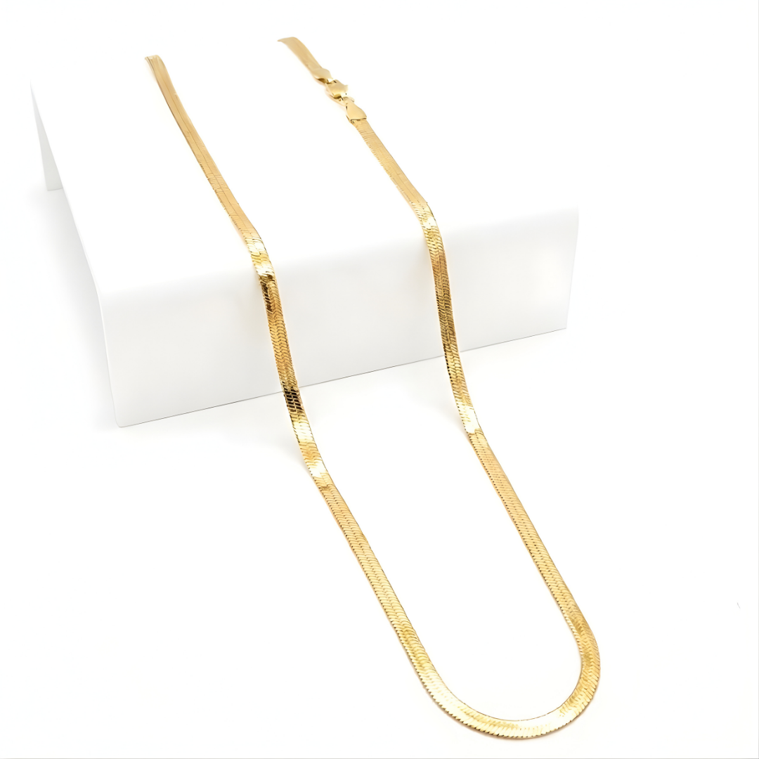 18K Gold Filled Snake Chain Necklace 60cm x 5mm