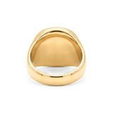 18K Gold Filled Legendary Face Ring – Sculpted High-Relief Figural Statement Signet for Men