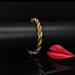 Load image into Gallery viewer, 18K Gold Filled Rope Chain Bracelet