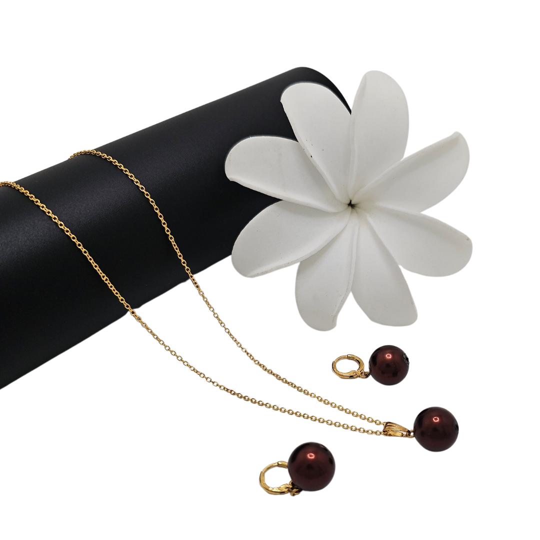 18K Gold Filled Hawaiian Pearl Sets