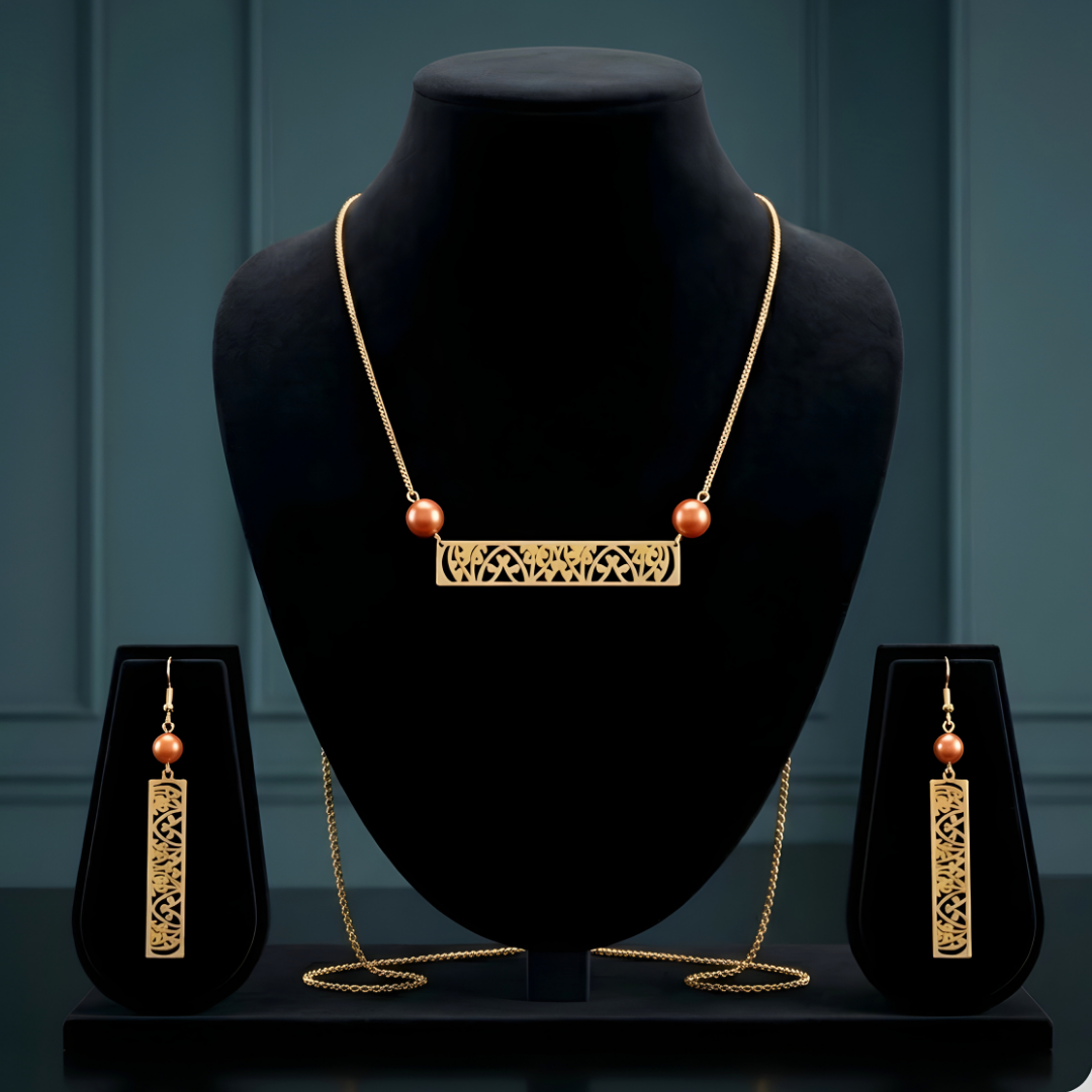 18K Gold Filled Hawaiian Pearl Set