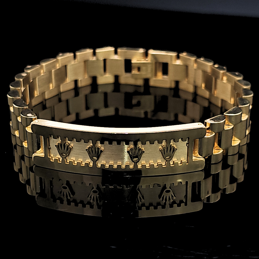 18K Gold Filled Four Crown Bracelets