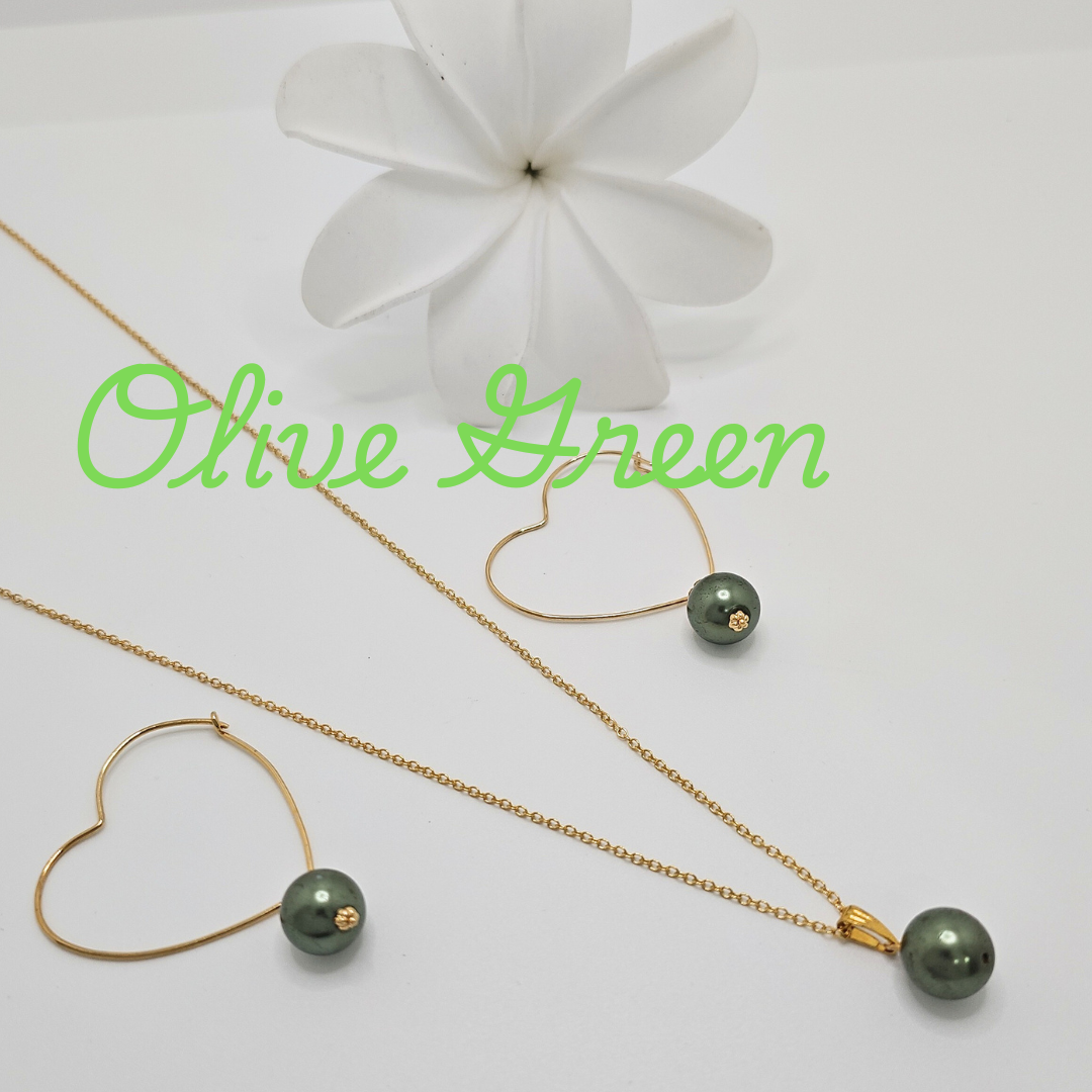 18K Gold Filled Hawaiian Pearl Sets