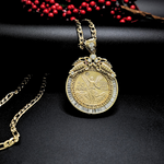 Load image into Gallery viewer, 14K Gold Filled 50 Peso Pendant Necklace
