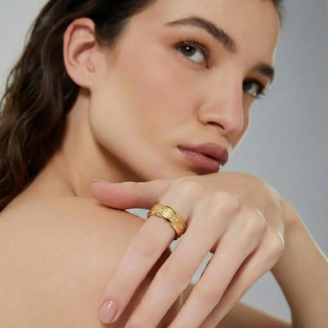 18K Gold Filled Iconic Unisex Ring