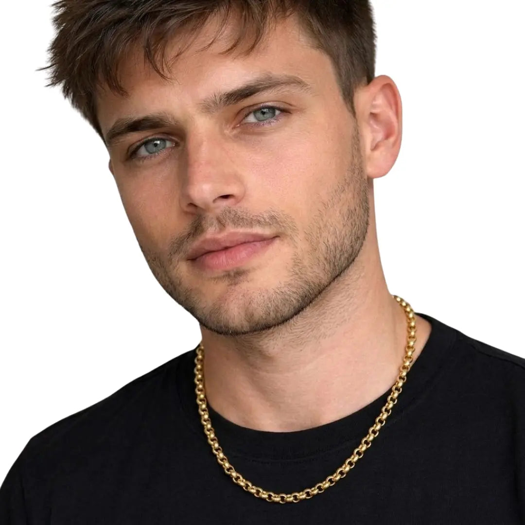 18K Gold Filled Belcher Chain Necklace