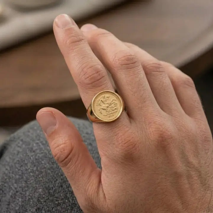 18K Gold Filled Sovereign Rings