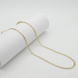 14K Gold Filled Flat Cuban Link Chain (60cm / 6mm) – Tarnish-Proof Bold Statement Necklace for Men & Women