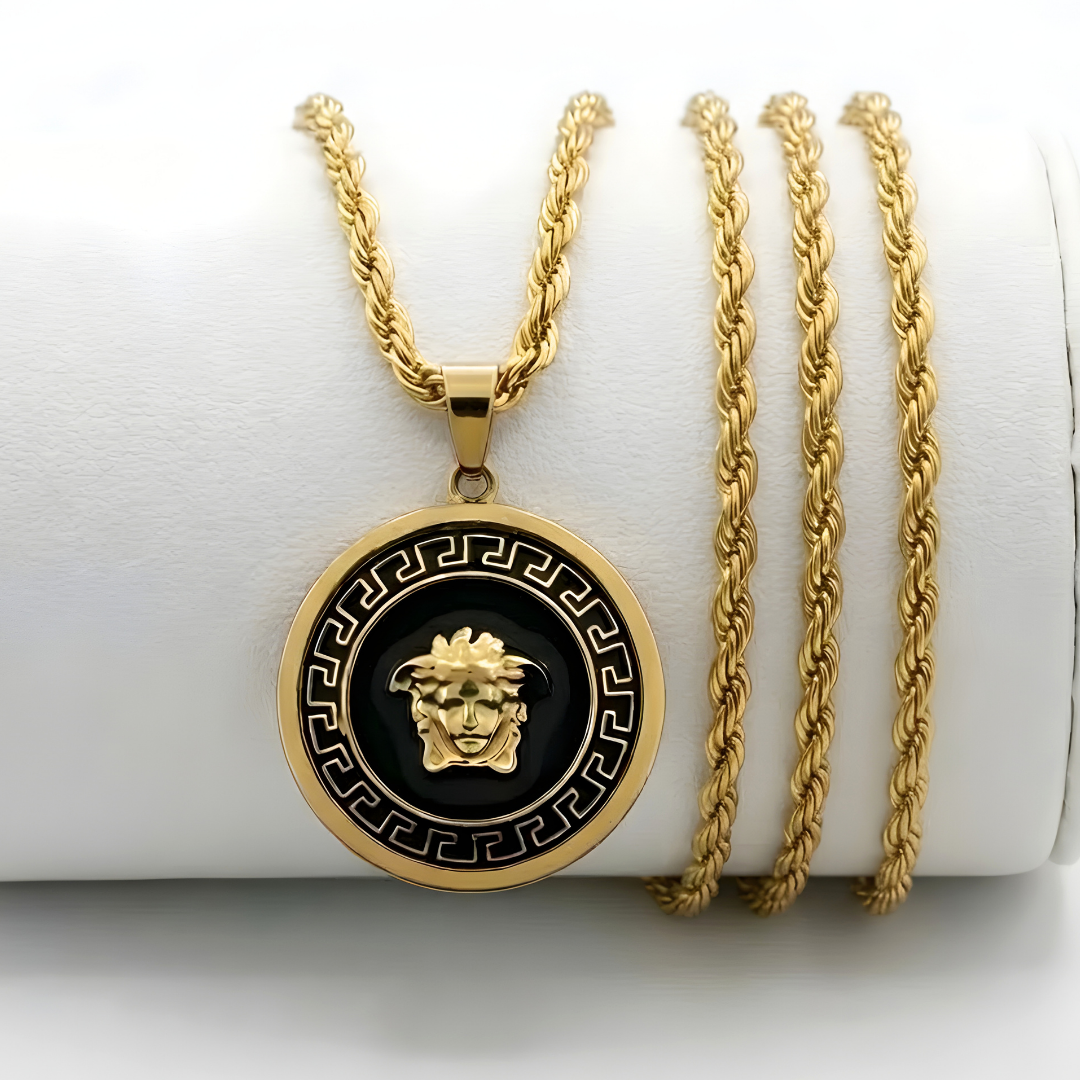 18K Gold Filled Iconic Pendant Necklace