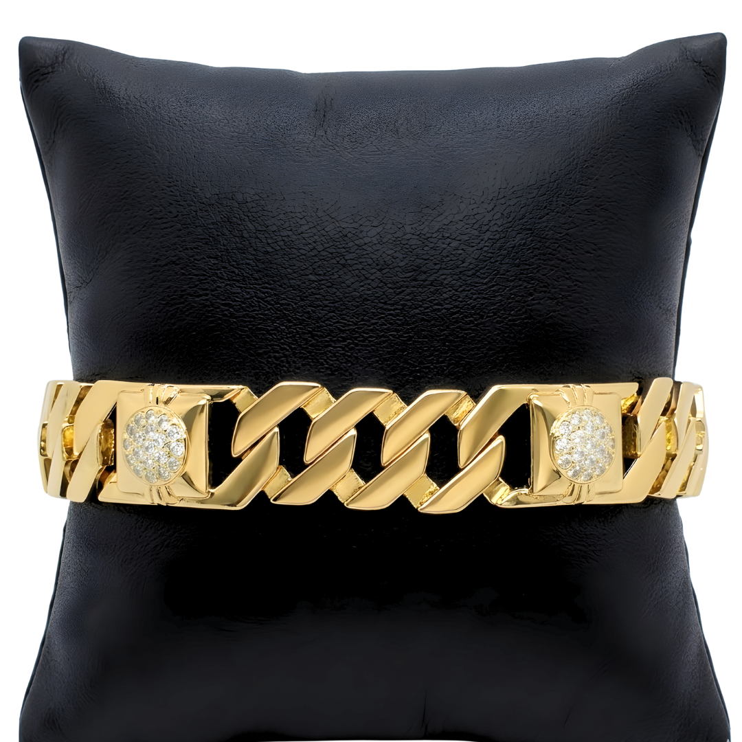 18K Gold Filled Diamond Bracelet