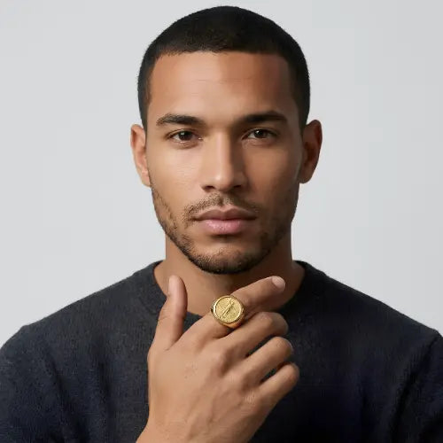 18K Gold Filled Liberty Coin Ring