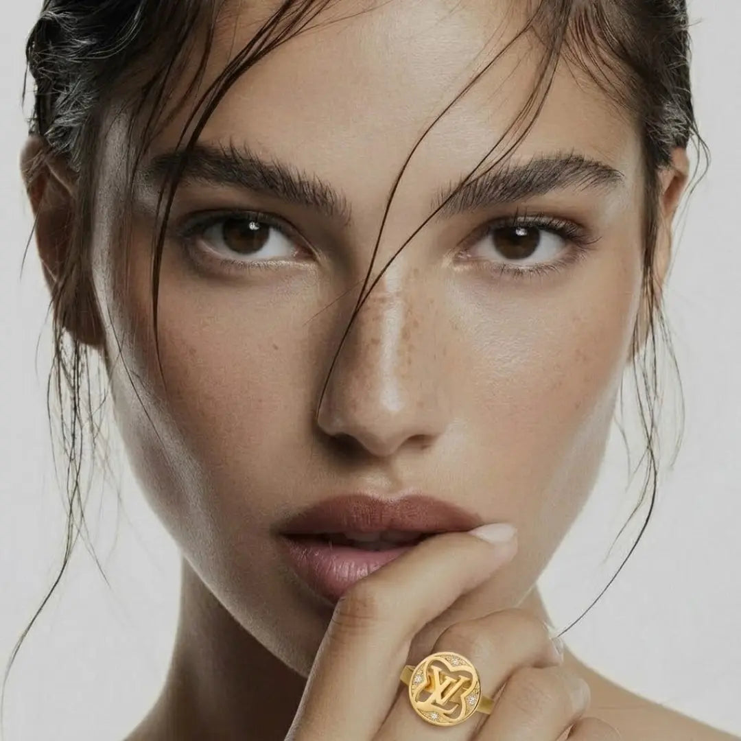 18K Gold Filled Luxury Statement Diamond Ring