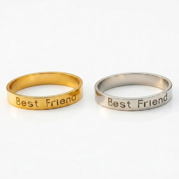 Friendship Rings in Gold & Silver Finish
