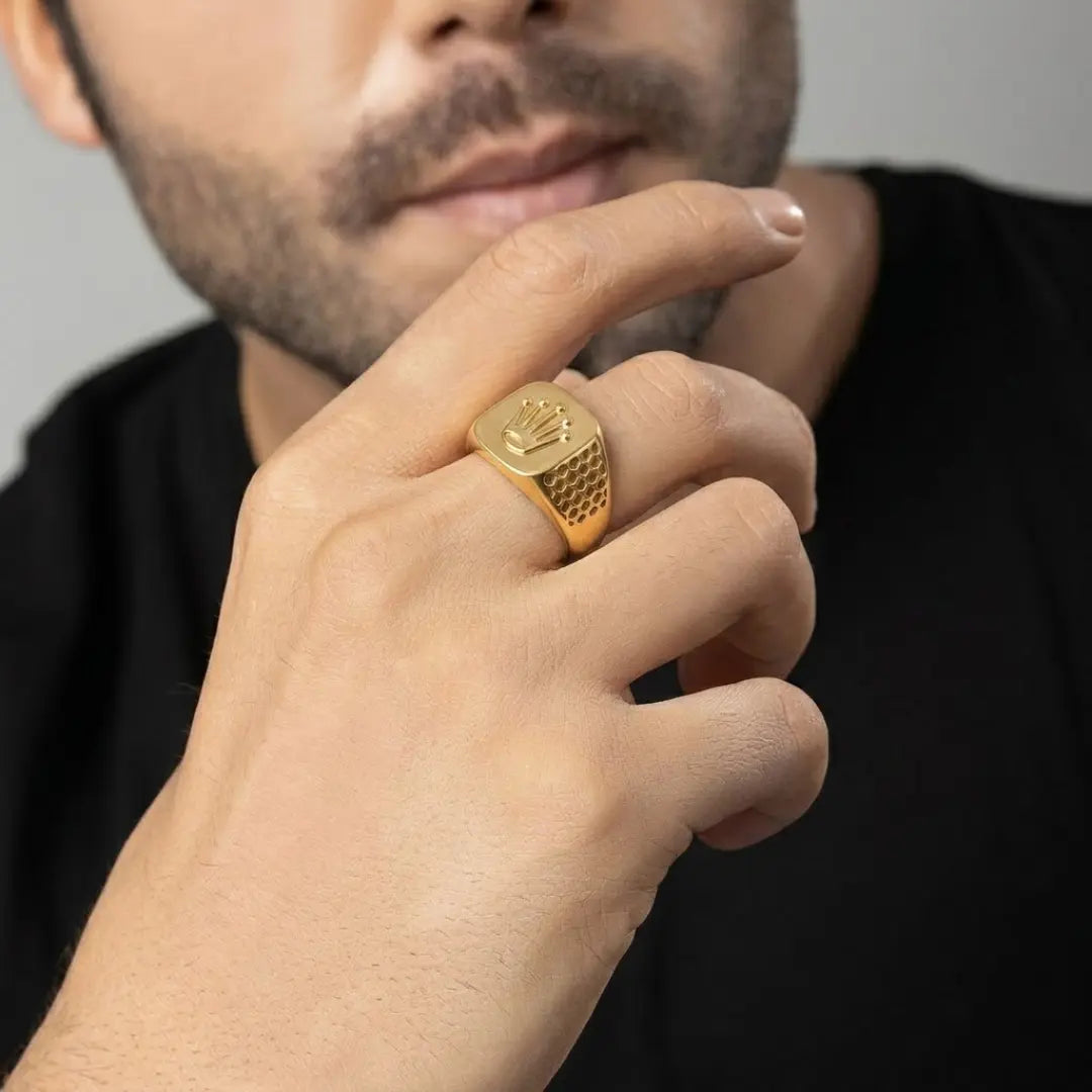18K Gold Filled Iconic Crown Ring