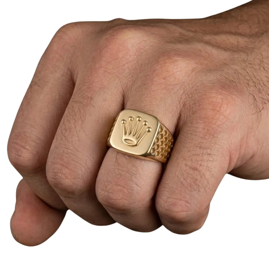 18K Gold Filled Iconic Crown Ring