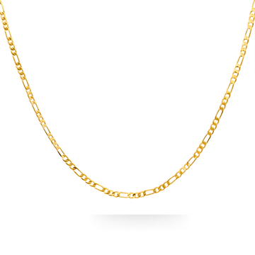 18K Gold Filled Figaro Chain Necklace 45cm x 4mm