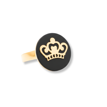 18K Gold Filled Crown Ring
