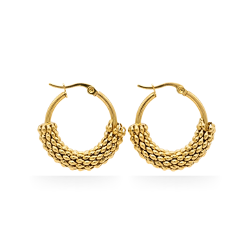 18K Gold Filled Hoop Earrings