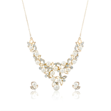 18K Gold Filled Pearl Fancy Set