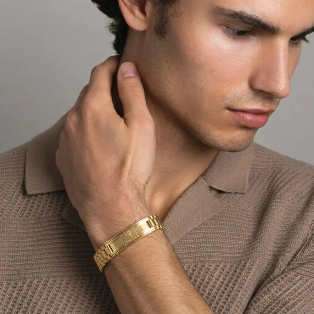 18K Gold Stainless Steel Iconic Bracelet