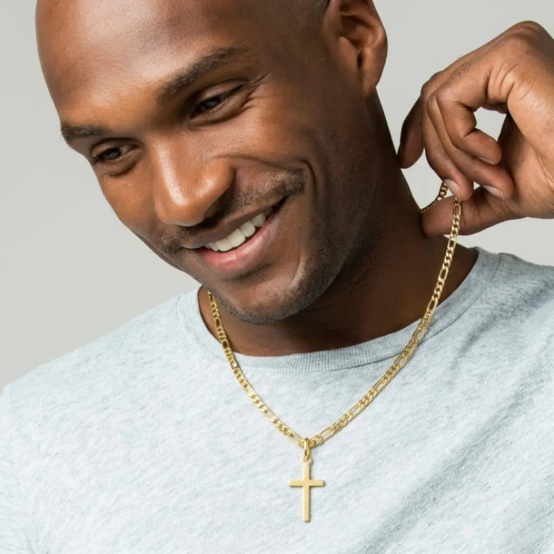 14K Gold Filled Cross Pendant Necklace