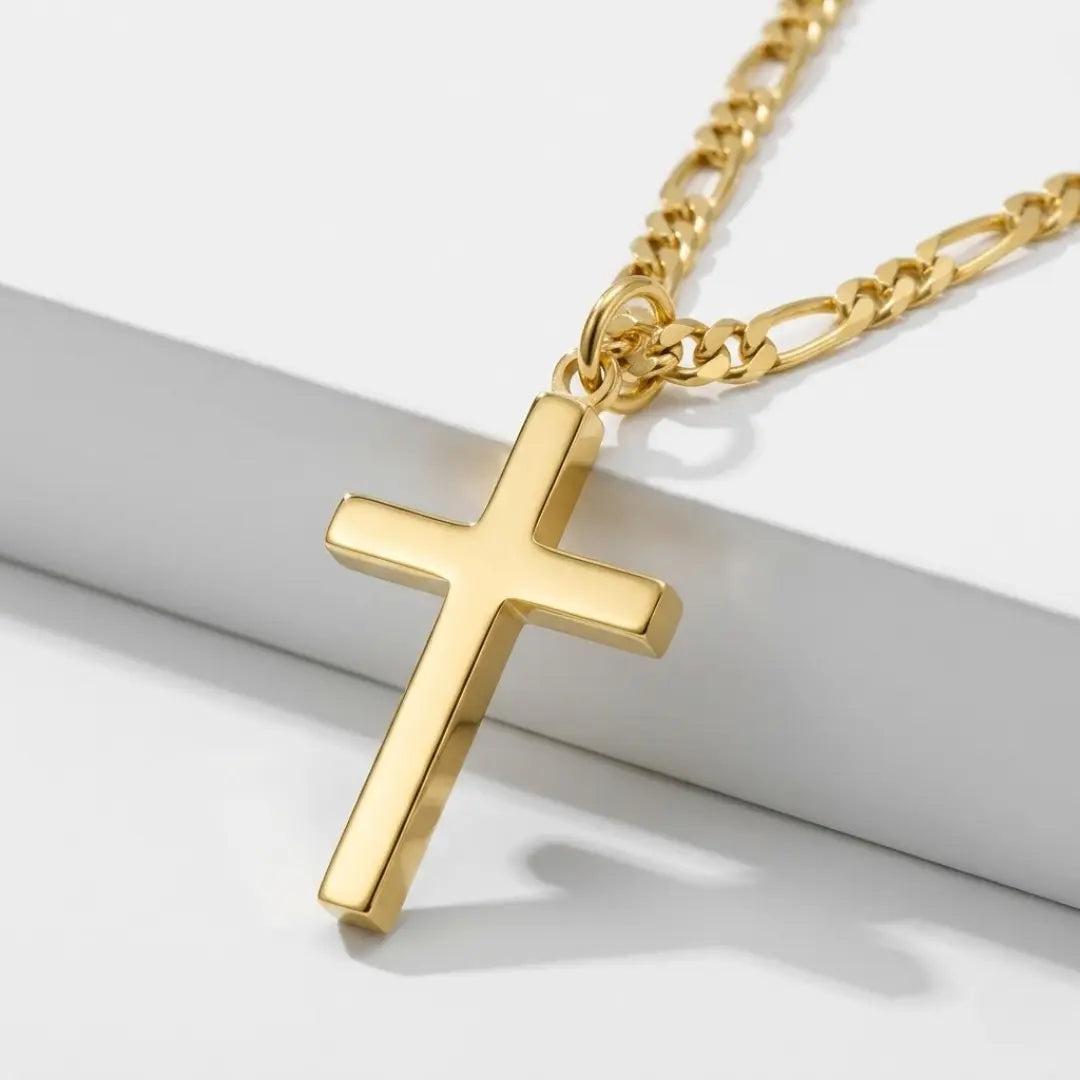 14K Gold Filled Cross Pendant Necklace