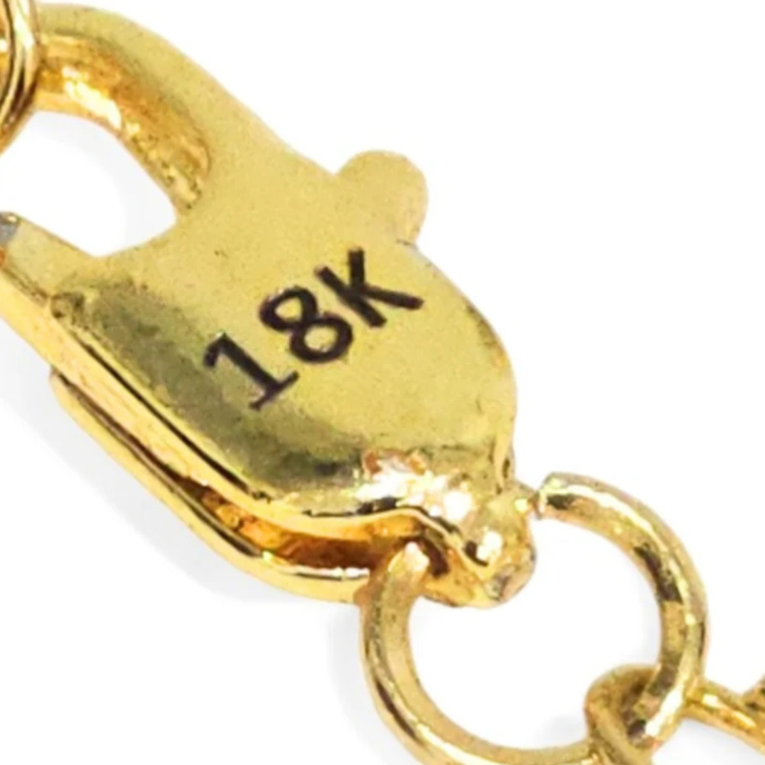 18K Gold Filled Money Tree Pendant with Diamonds
