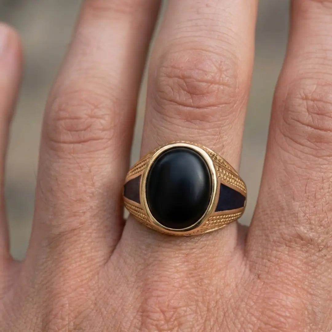 Luxury Men's Onyx Rings