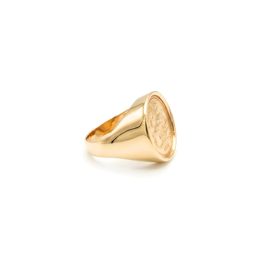 18K Gold Filled Sovereign Rings