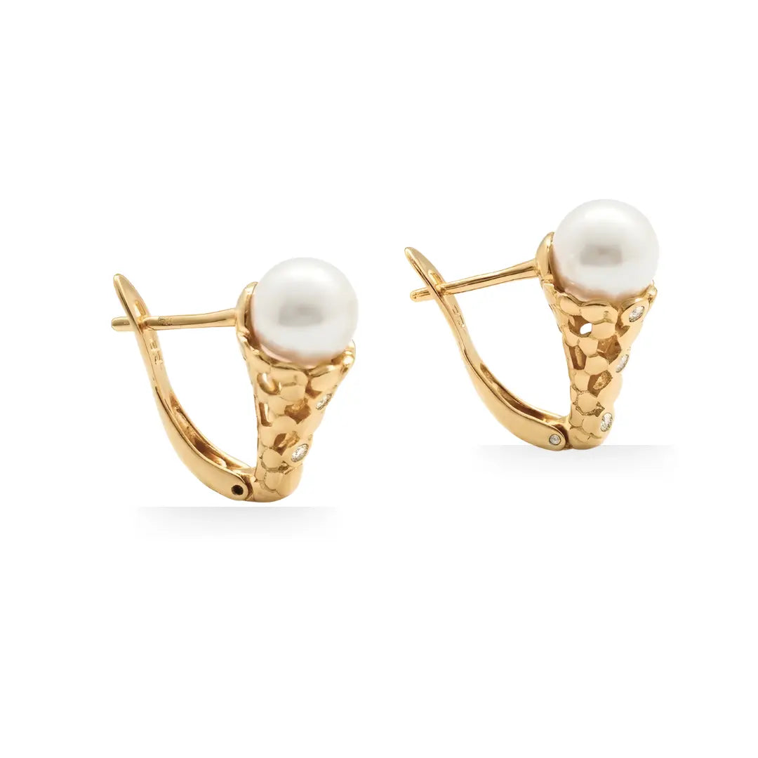 18K gold filled huggee earrings