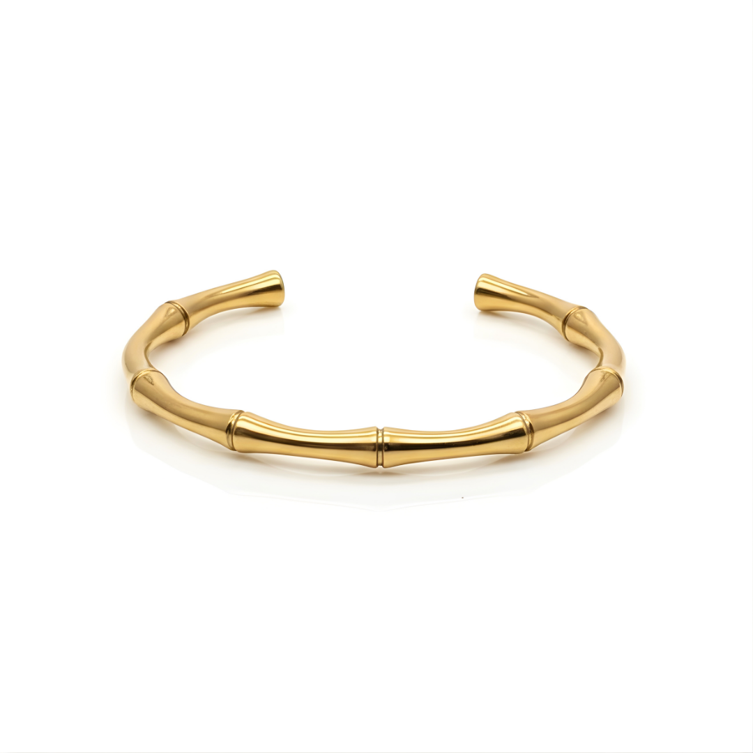 Elegant 18K Gold Filled  Cuff Bracelet – Adjustable &Timeless