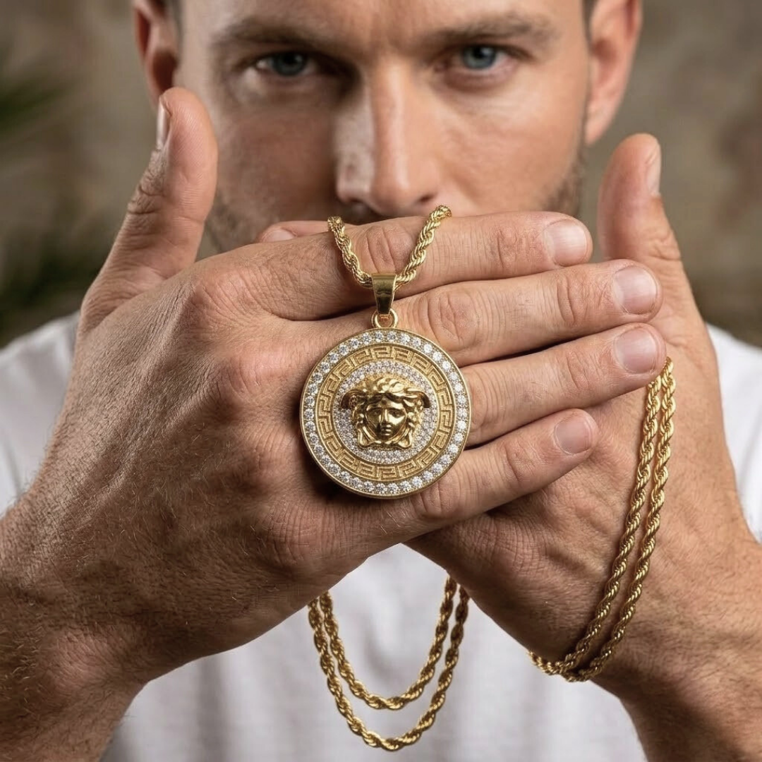 18K Gold Filled Iconic Pendant Necklace