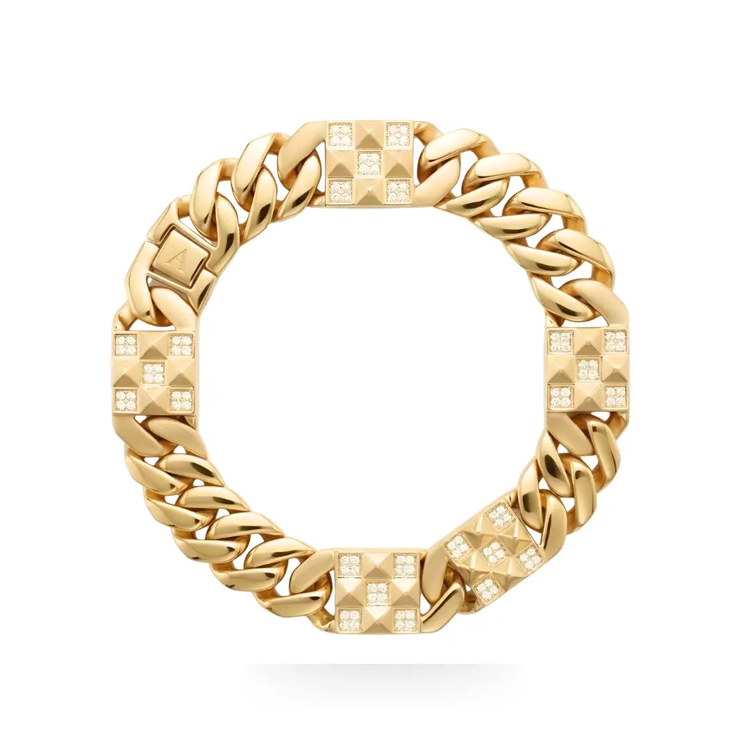 18K Rose Gold Filled Diamond Bracelet