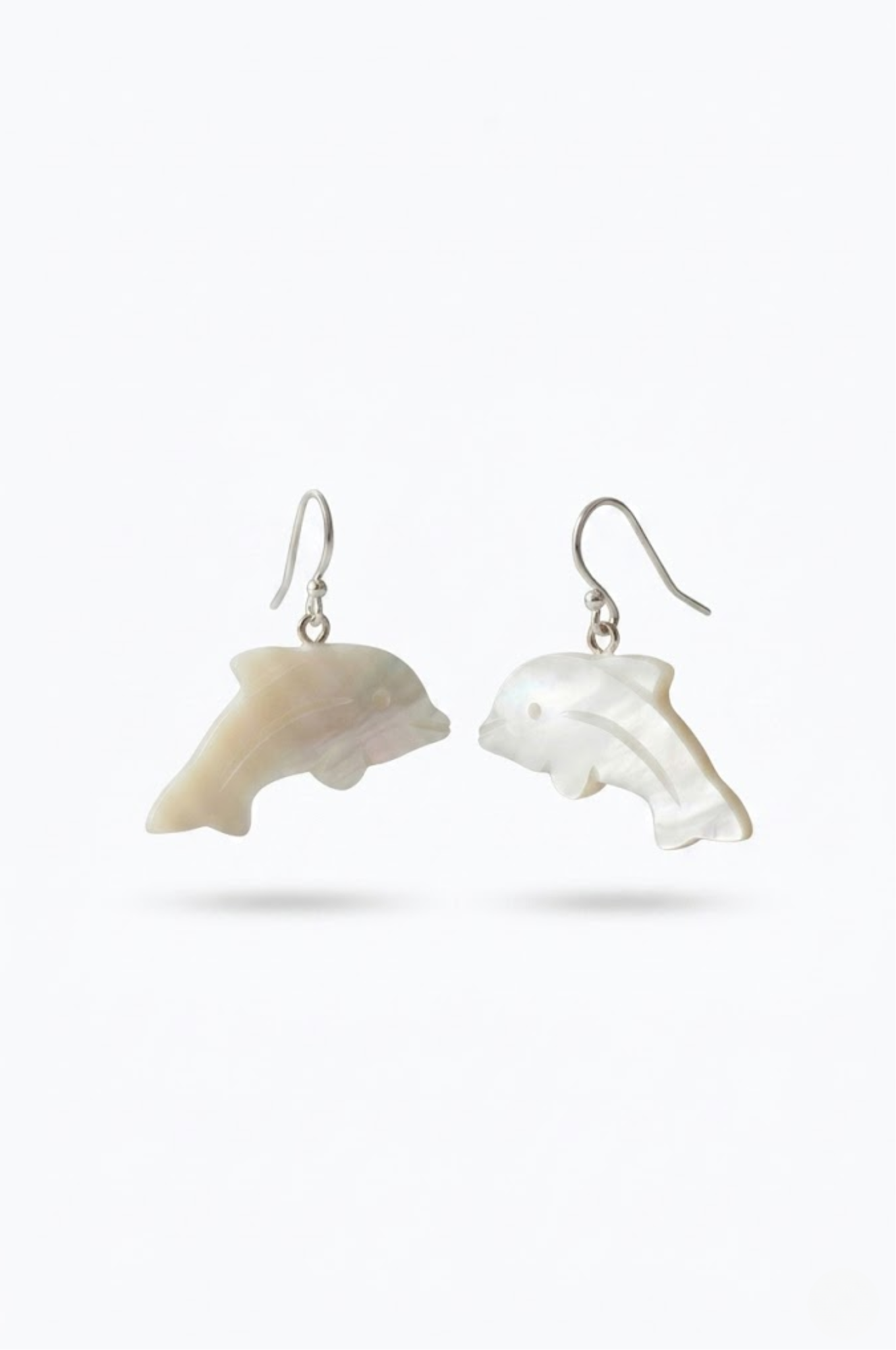 Shell Pearl Fish Earrings