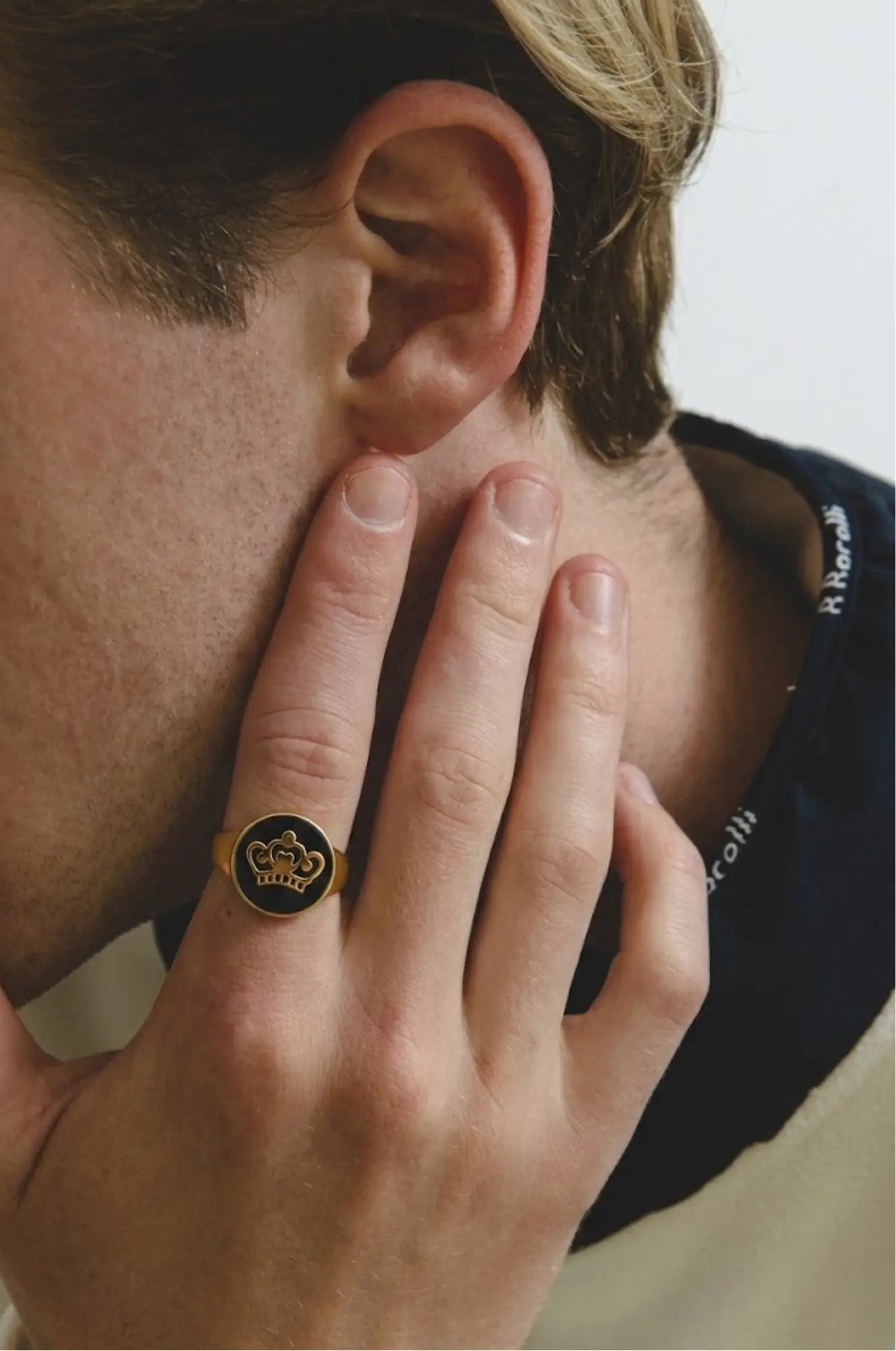 18K Gold Filled Crown Ring