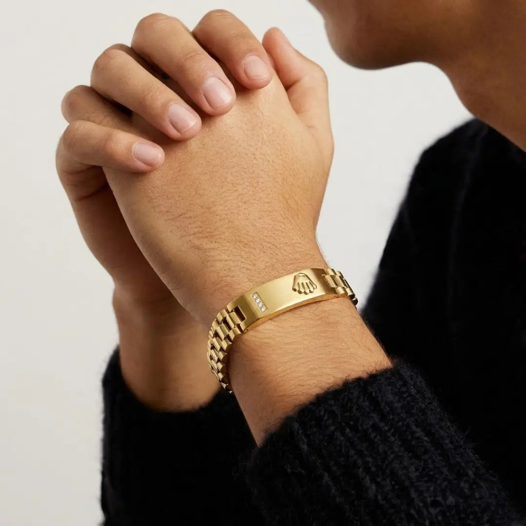 18K Gold Stainless Steel tarnish Proof Bracelet