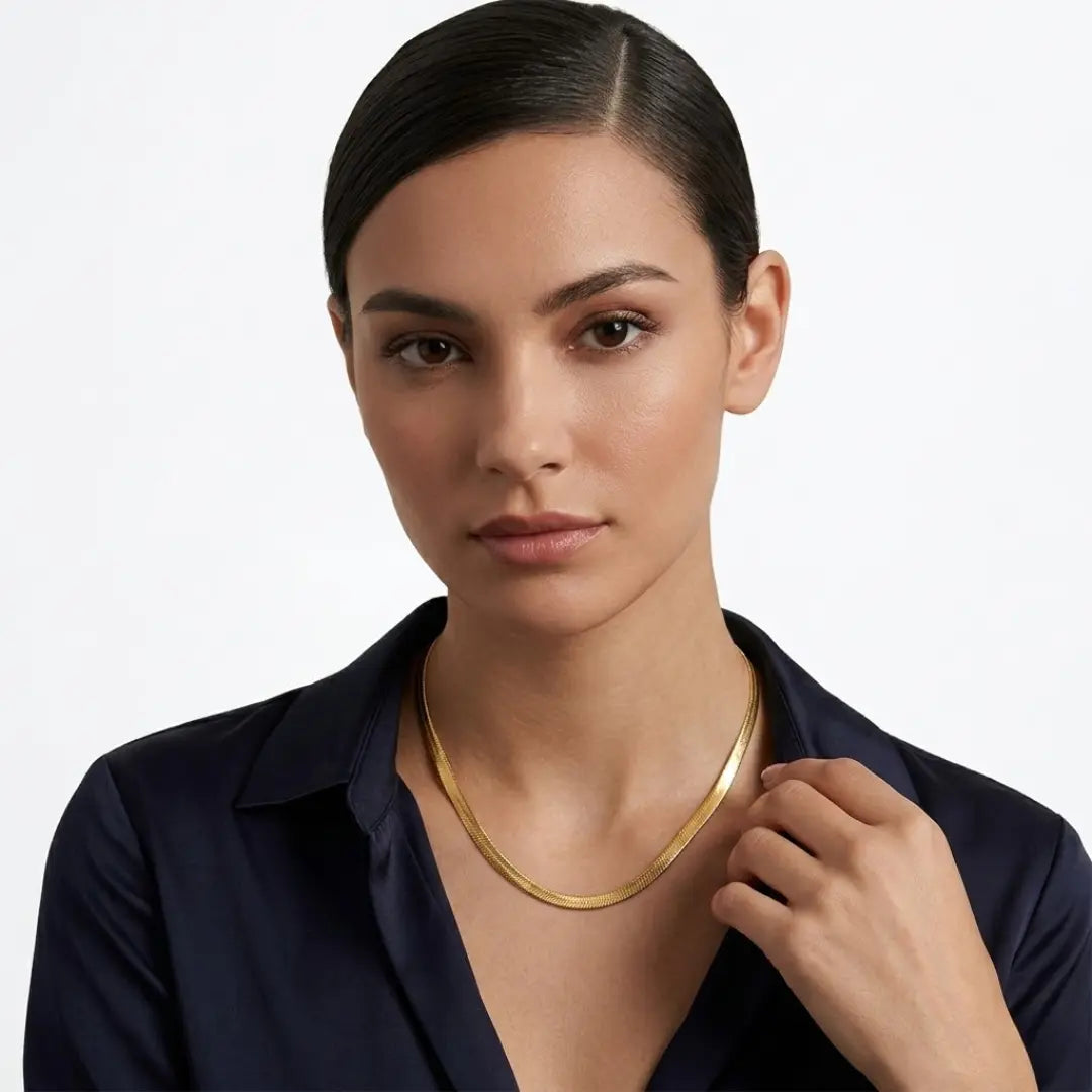 18K Gold Filled Snake Chain Necklace