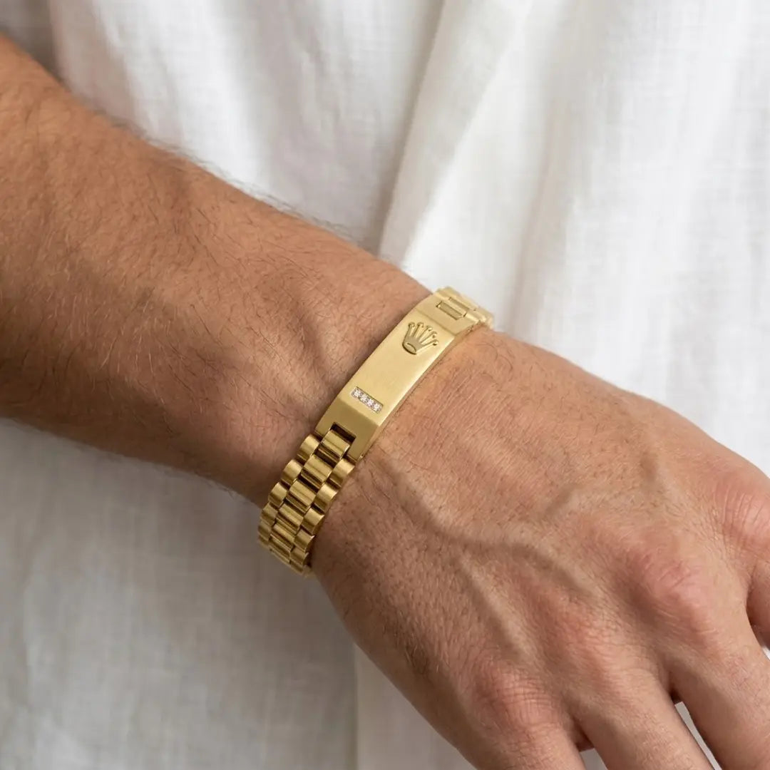 18K Gold Stainless Steel tarnish Proof Bracelet