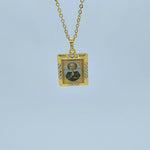 Load image into Gallery viewer, Gold Toned Holy Virgin Mary Pendant Necklace
