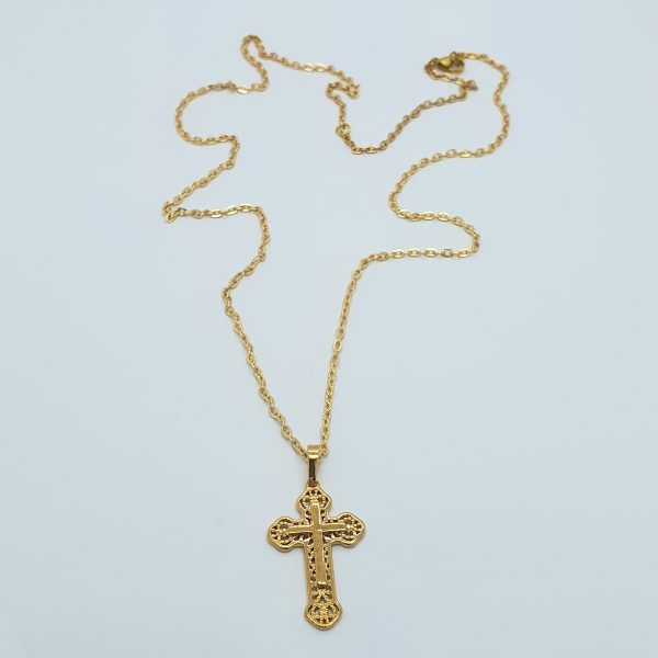 Celtic Cross Pendant Necklace